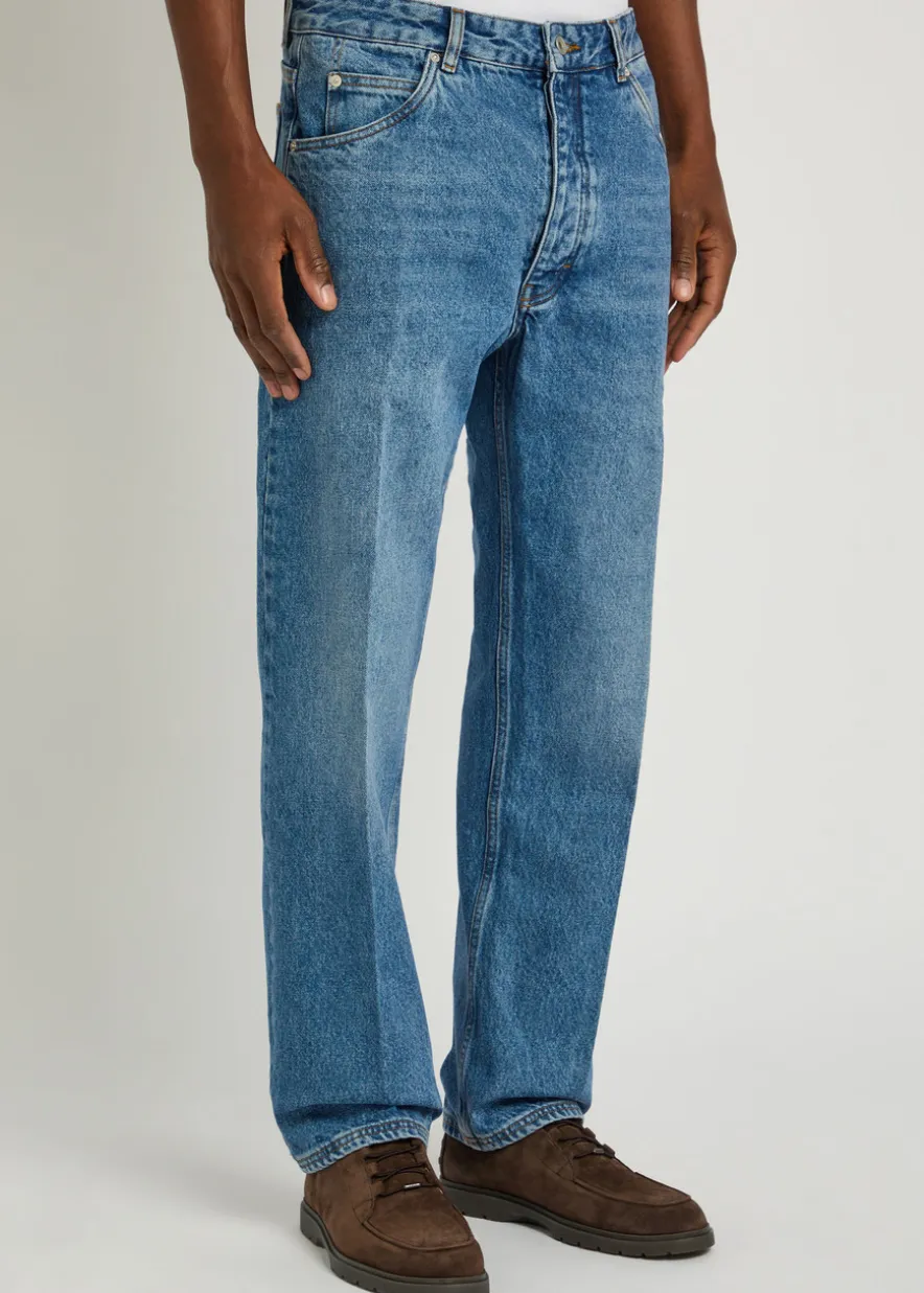 Cowboy straight-leg jeans