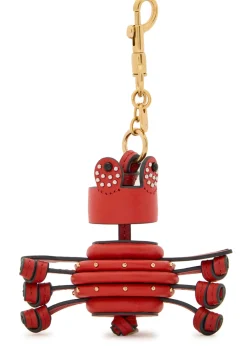 Crab leather charm