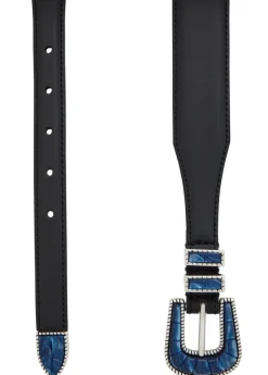 Crazy leather belt