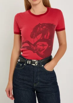 Crazy leather belt