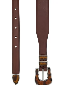 Crazy leather belt