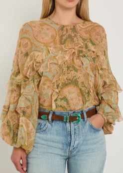 Crazy suede belt