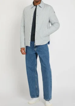 Cresent reversible cotton-blend poplin jacket