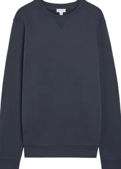 Crew-neck cotton sweatshirt