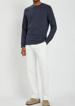 Crew-neck cotton sweatshirt