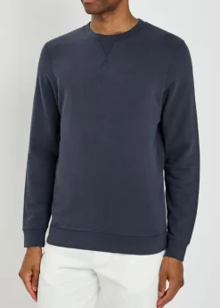 Crew-neck cotton sweatshirt