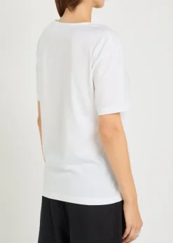 Crew-neck cotton T-shirt