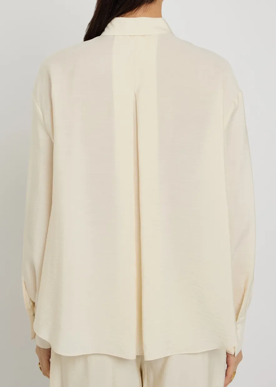 Crinkled woven shirt