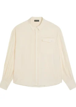 Crinkled woven shirt
