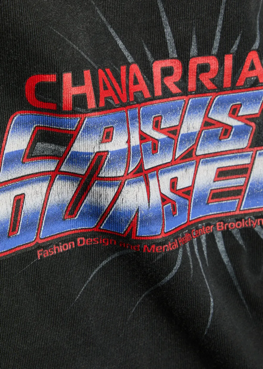 Crisis Counselling printed cotton T-shirt