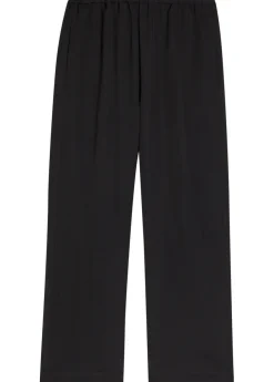 Cropped wide-leg trousers