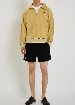 Croquet Ground striped terry-cotton sweatshirt