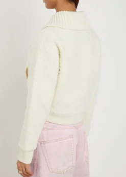 Cross Country textured wool-blend jacket