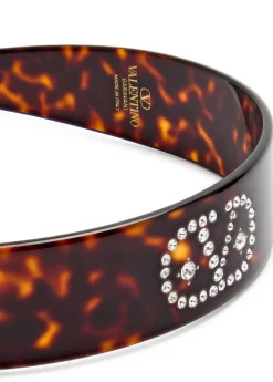 Crystal-embellished VLogo headband