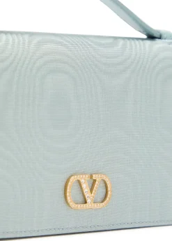 Crystal-embellished VLogo moiré wallet-on-chain