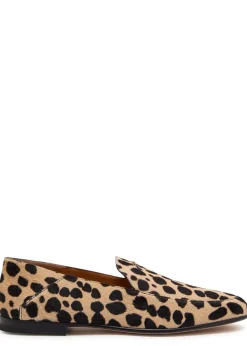 Cuoio 25M animal-print calf hair loafers