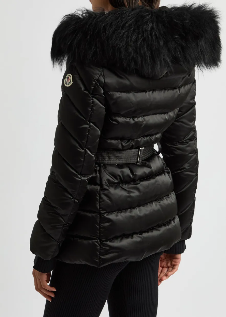 Cupidone hooded belted shell jacket