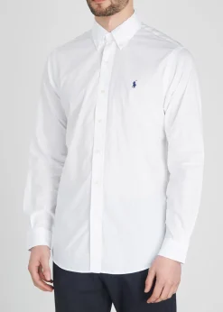 Custom cotton-poplin shirt