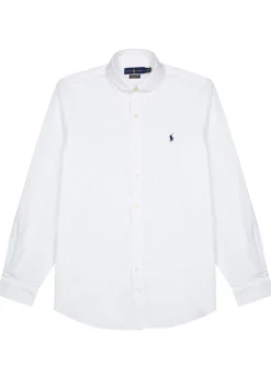 Custom cotton-poplin shirt