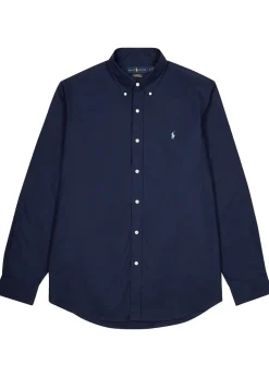 Custom cotton-poplin shirt