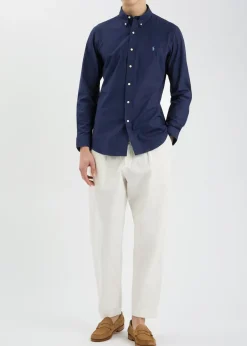 Custom cotton-poplin shirt