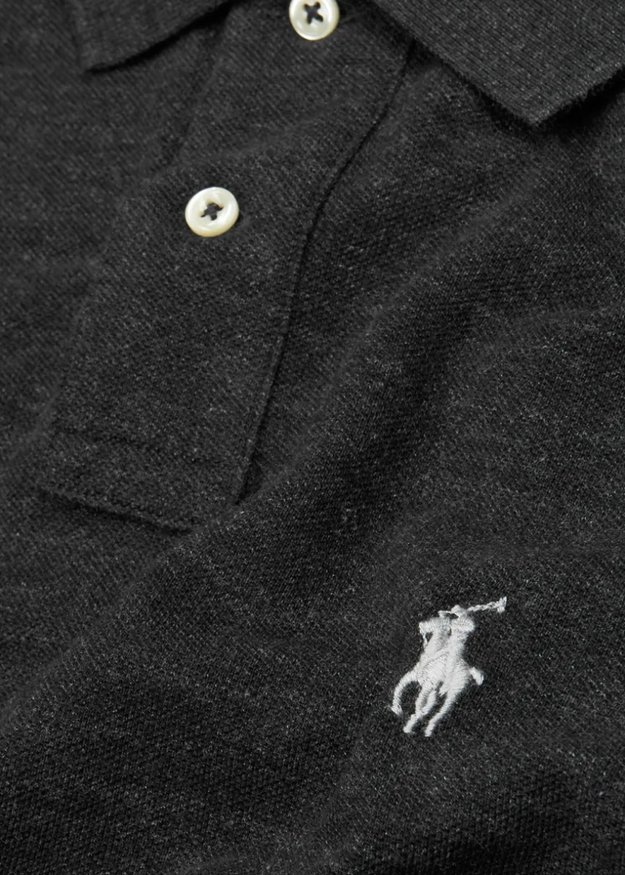 Custom slim piqué cotton polo shirt