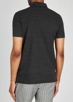 Custom slim piqué cotton polo shirt