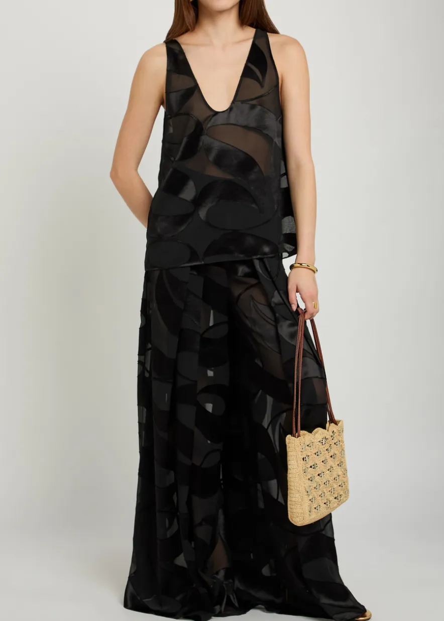 Cybelle devoré georgette trousers