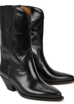 Dahope 50 black leather ankle boots