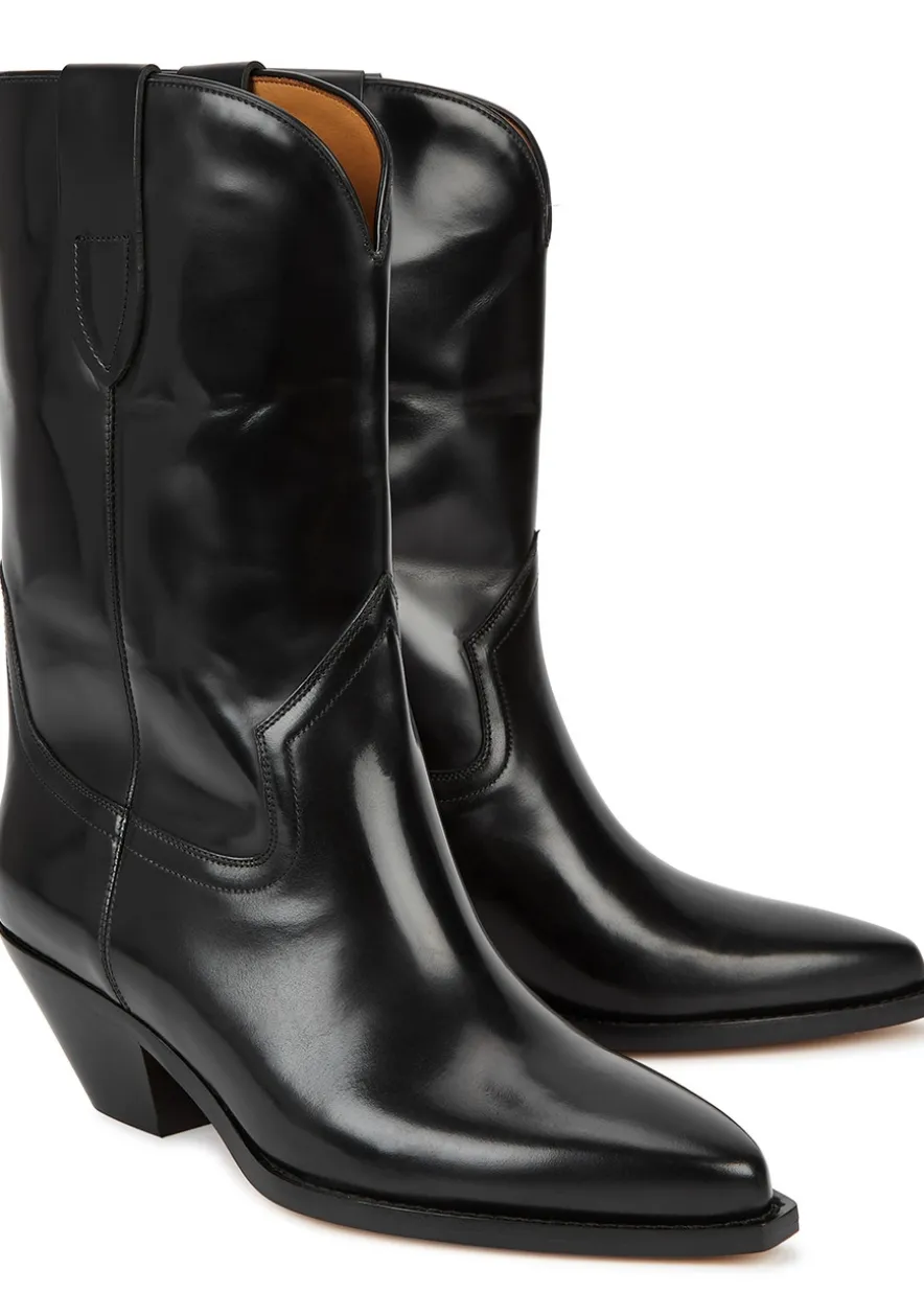 Dahope 50 black leather ankle boots