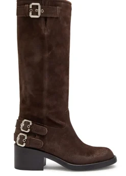 Dakota suede knee-high boots