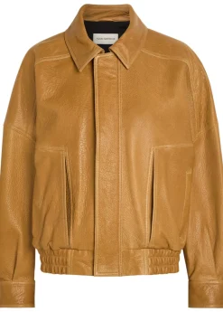 Dalma grained leather jacket