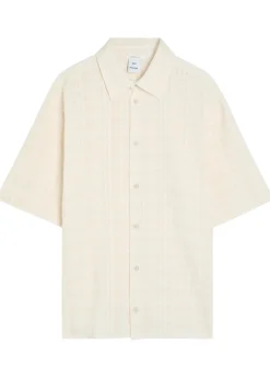 Daniel checked cotton-blend shirt