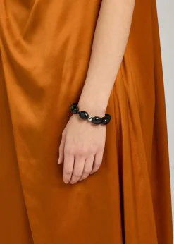 Dara sterling silver beaded bracelet