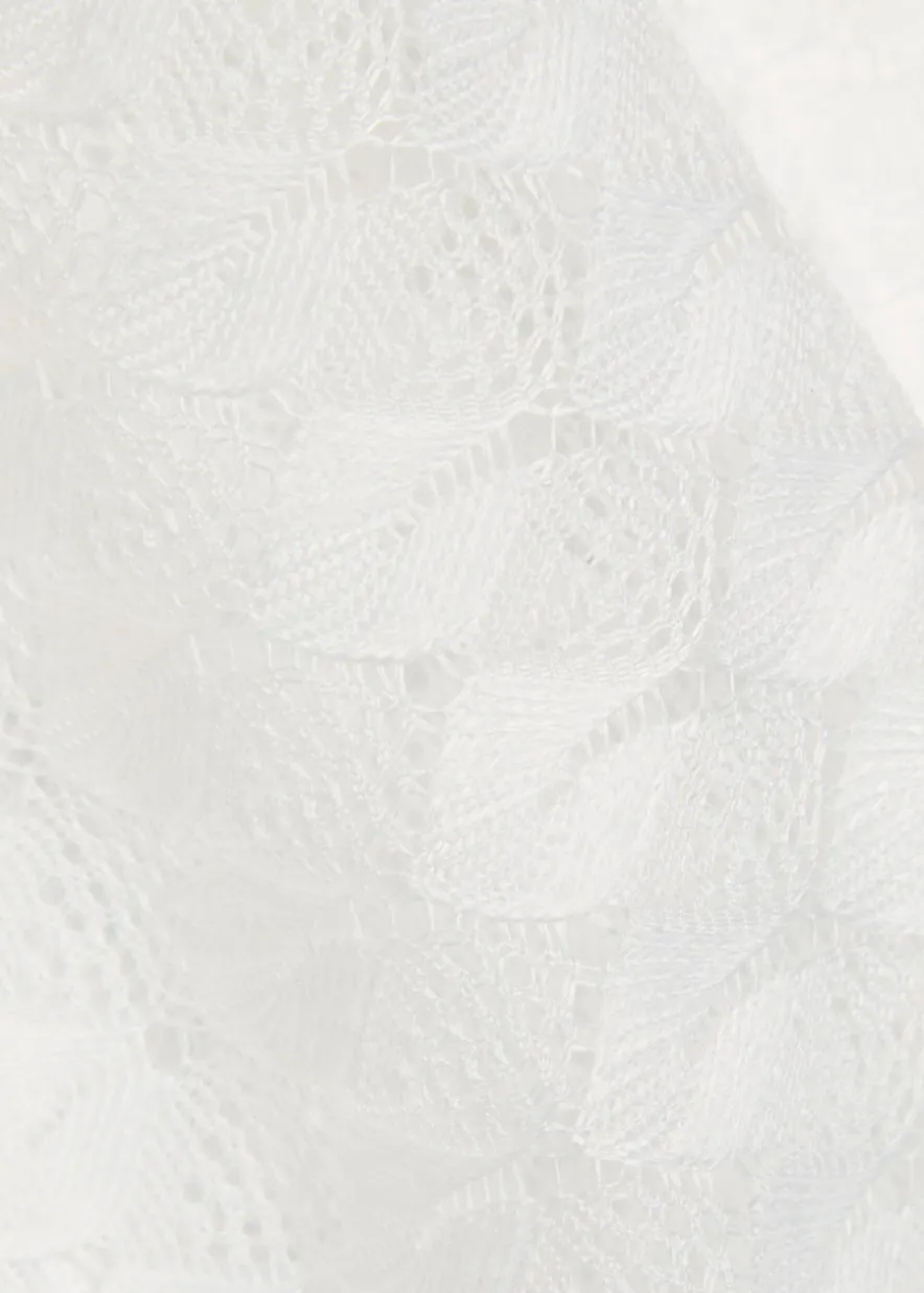 Daria lace cover-up shirt