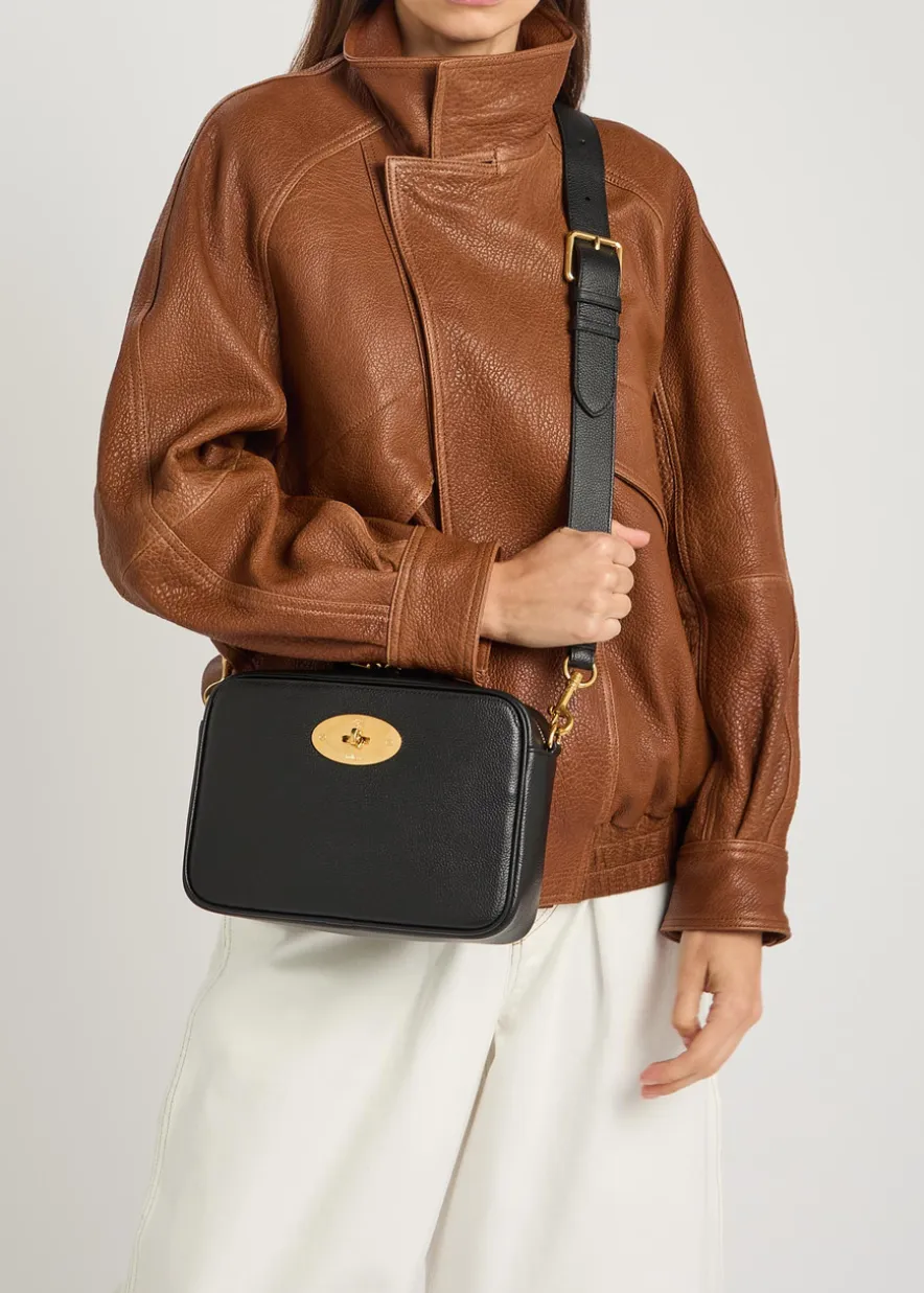 Darley grained leather camera bag