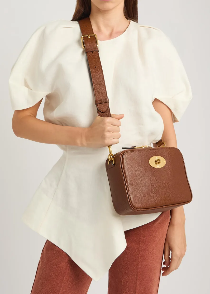 Darley grained leather camera bag