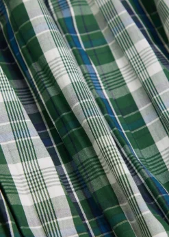 Dassia checked cotton-poplin romper