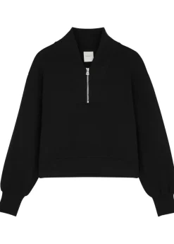 Davidson half-zip stretch-jersey sweatshirt