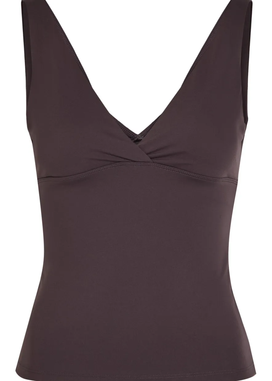 Dayflex V-neck stretch-jersey vest