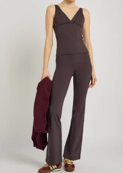 Dayflex V-neck stretch-jersey vest