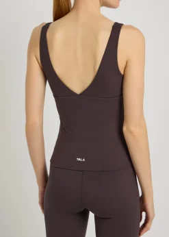 Dayflex V-neck stretch-jersey vest