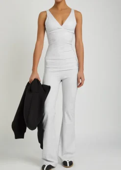 Dayflex V-neck stretch-jersey vest