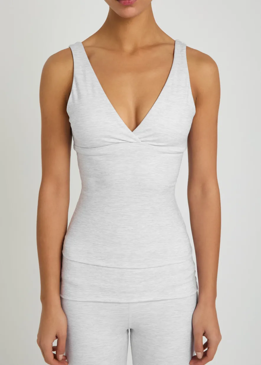 Dayflex V-neck stretch-jersey vest