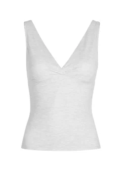 Dayflex V-neck stretch-jersey vest