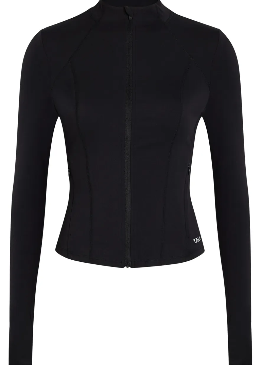 Dayflex zip up stretch-jersey top