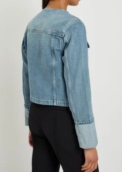 Dean panelled denim jacket
