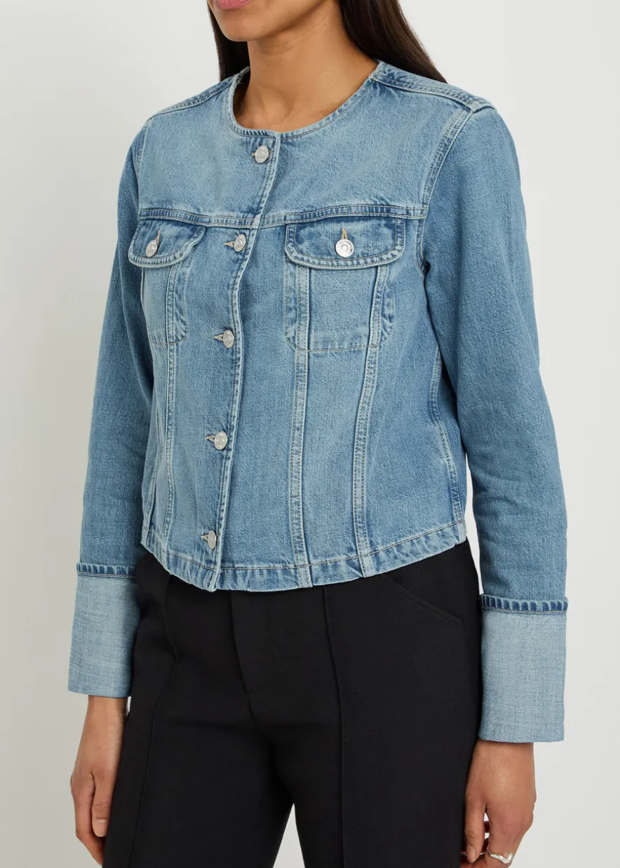 Dean panelled denim jacket