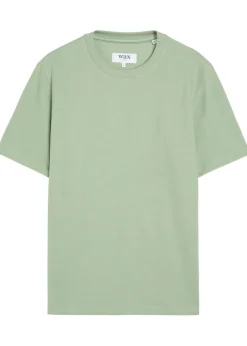 Dean textured-knit cotton T-shirt