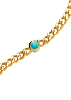 December Birthstone 18kt gold vermeil bracelet